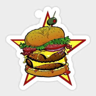 Cheeseburger Cheeseburger Cheeseburger Sticker